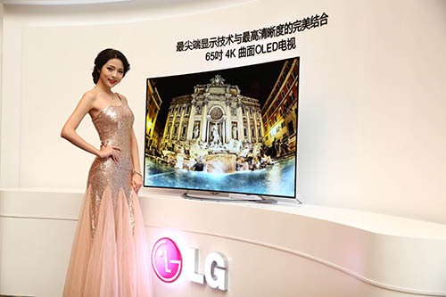 4K+OLED巅峰科技 LG 4K曲面OLED电视中国首发
