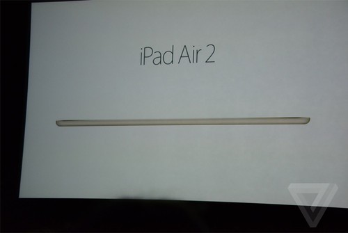蘋果發佈iPadAir2:僅6.1mm厚度配TouchID