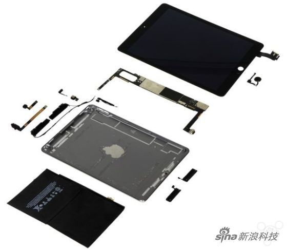 iPad Air 2零件成本275美元