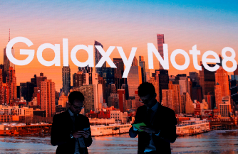 美国纽约当地时间2017年8月23日，三星发布Galaxy Note 8。资料图