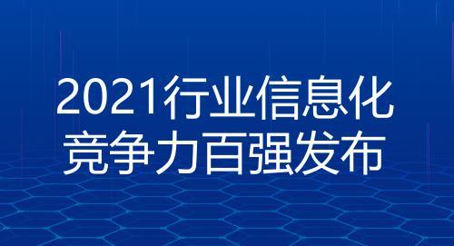 “望海康信获“2021行业信息化竞争力百强之软件信息服务20强”
